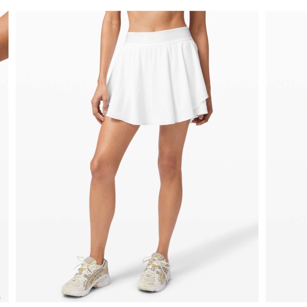 Lululemon Court Rival High Rise Skirt *Tall 6 White